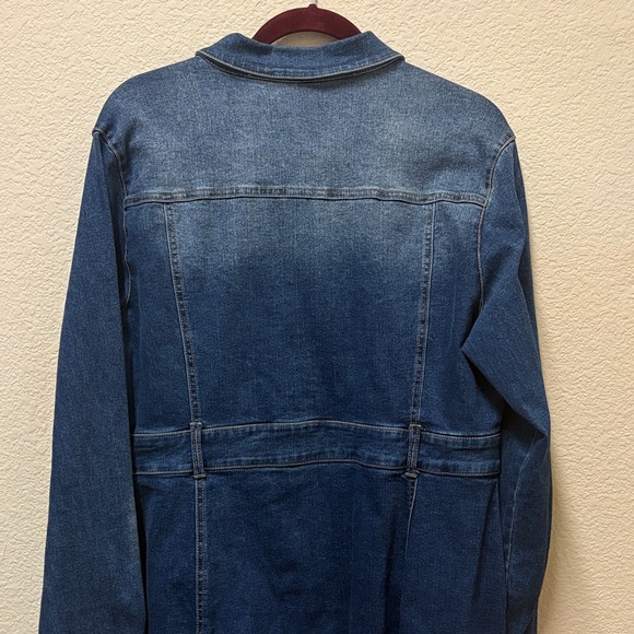 Cato Blue Denim Mini Dress - Picture 8 of 9